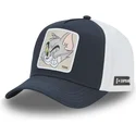 capslab-curved-brim-tom-taj6-tom-looney-tunes-navy-blue-and-white-snapback-cap