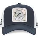 granatowo-biala-zakrzywiona-czapka-snapback-tom-taj6-tom-looney-tunes-od-capslab