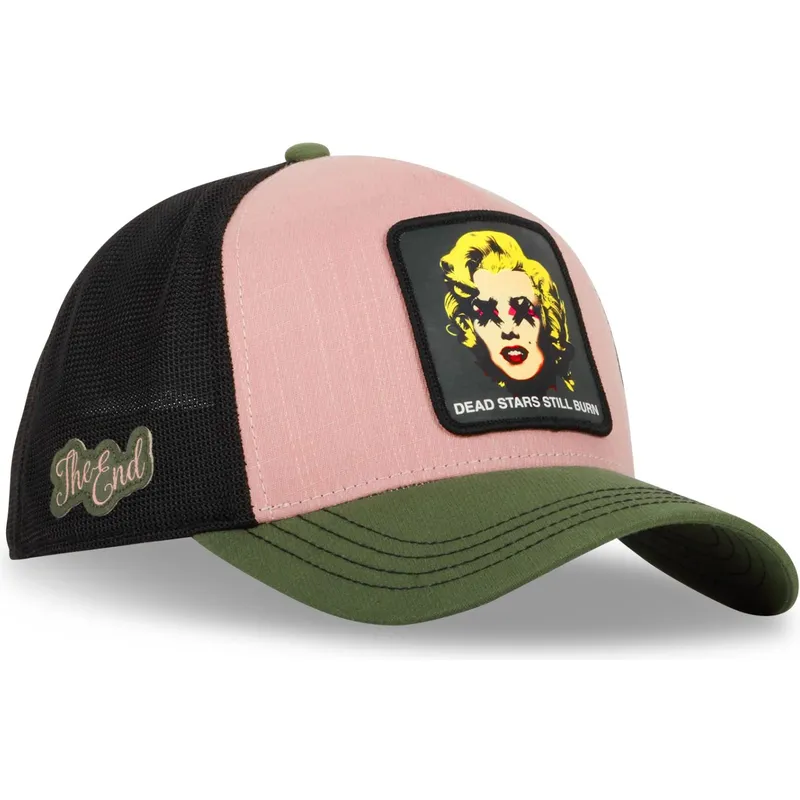 cepur-izliekta-soferis-daudzkrasains-snapback-marilyn-monroe-dead-stars-still-burn-art-dead-famous-marilyn-monroe-slavens-no-cap