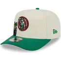 gorra-curva-beige-y-verde-snapback-9fifty-a-frame-precurved-hardwood-classics-de-boston-celtics-nba-de-new-era