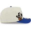 new-era-curved-brim-9fifty-a-frame-precurved-hardwood-classics-dallas-mavericks-nba-beige-and-blue-snapback-cap
