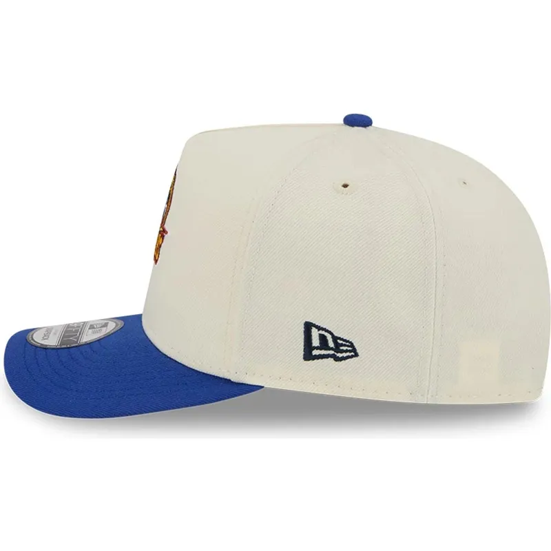 cepur-izliekta-zils-snapback-9fifty-a-frame-precurved-hardwood-classics-no-golden-state-warriors-nba-no-new-era