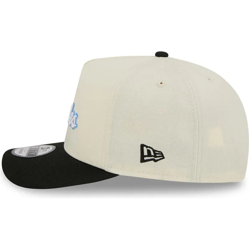 cepur-izliekta-melns-snapback-9fifty-a-frame-precurved-hardwood-classics-no-los-angeles-lakers-nba-no-new-era