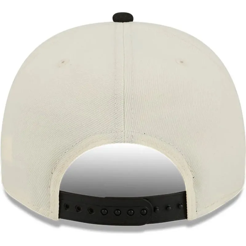 cepur-izliekta-melns-snapback-9fifty-a-frame-precurved-hardwood-classics-no-los-angeles-lakers-nba-no-new-era