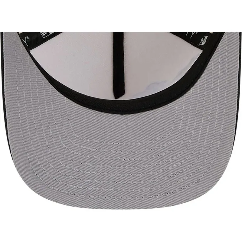 cepur-izliekta-melns-snapback-9fifty-a-frame-precurved-hardwood-classics-no-los-angeles-lakers-nba-no-new-era