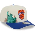 cepur-izliekta-zils-snapback-9fifty-a-frame-precurved-hardwood-classics-no-new-york-knicks-nba-no-new-era