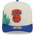 cepur-izliekta-zils-snapback-9fifty-a-frame-precurved-hardwood-classics-no-new-york-knicks-nba-no-new-era