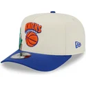 cepur-izliekta-zils-snapback-9fifty-a-frame-precurved-hardwood-classics-no-new-york-knicks-nba-no-new-era