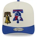 philadelphia-76ers-nba-new-era-9fifty-a-frame-precurved-hardwood-classics-beige-und-blaue-snapback-cap