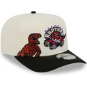 cepur-izliekta-melns-snapback-9fifty-a-frame-precurved-hardwood-classics-no-toronto-raptors-nba-no-new-era