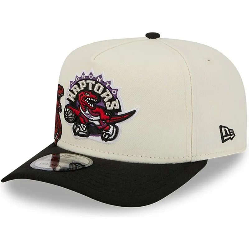 cepur-izliekta-melns-snapback-9fifty-a-frame-precurved-hardwood-classics-no-toronto-raptors-nba-no-new-era