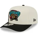 cepur-izliekta-melns-snapback-9fifty-a-frame-precurved-hardwood-classics-no-vancouver-grizzlies-nba-no-new-era