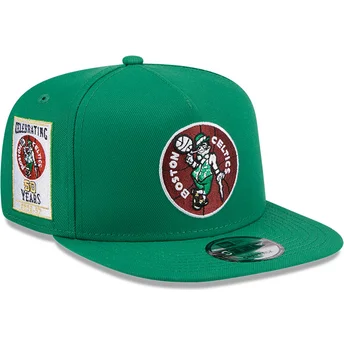 Grüne Snapback-Kappe 9FIFTY A Frame Hardwood Classics der Boston Celtics NBA von New Era