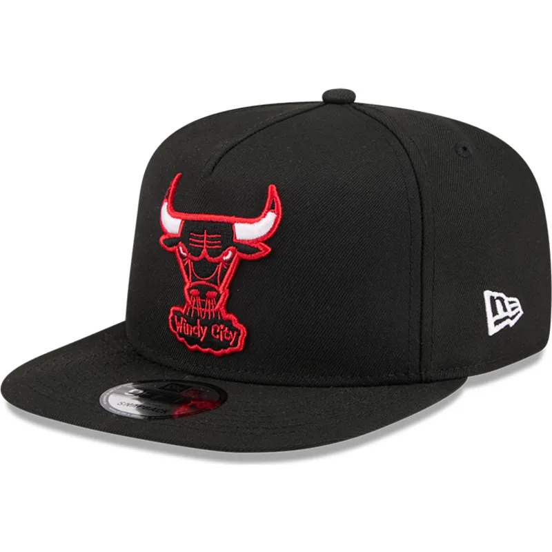 czarna-plaska-czapka-snapback-9fifty-a-frame-hardwood-classics-chicago-bulls-nba-new-era