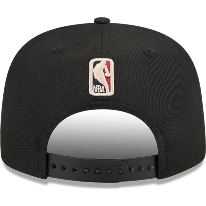 cepur-plakana-melns-snapback-9fifty-a-frame-hardwood-classics-no-chicago-bulls-nba-no-new-era