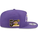fioletowa-plaska-czapka-snapback-9fifty-a-frame-hardwood-classics-los-angeles-lakers-nba-new-era