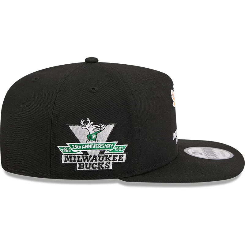 svart-platt-snapback-keps-9fifty-a-frame-hardwood-classics-fran-milwaukee-bucks-nba-av-new-era