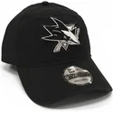 casquette-courbee-noire-ajustable-9twenty-stamp-san-jose-sharks-nhl-new-era