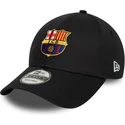 gorra-curva-negra-ajustable-de-fc-barcelona-laliga-9forty-core-de-new-era