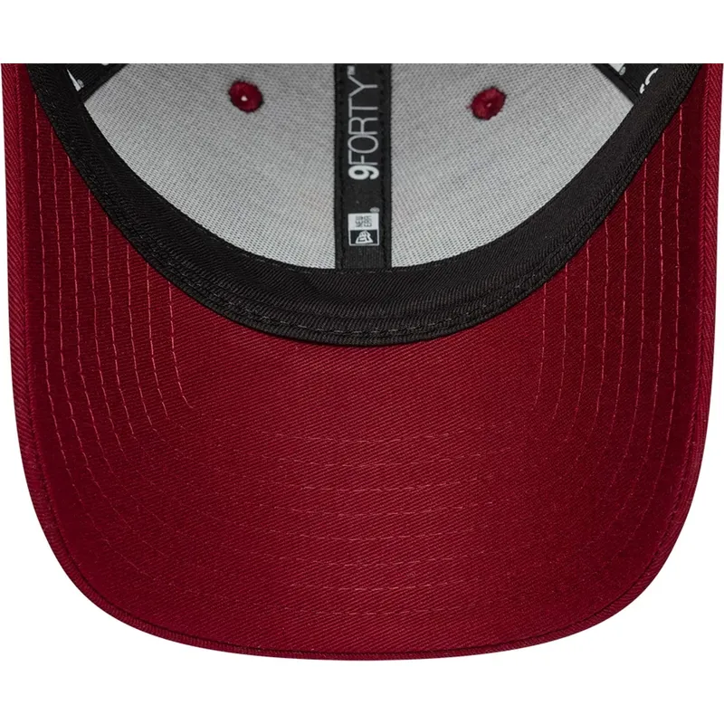 gorra-curva-roja-ajustable-de-fc-barcelona-laliga-9forty-core-de-new-era
