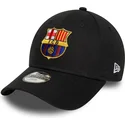 cap-izliekta-black-snapback-berniem-9forty-ajustable-no-fc-barcelona-laliga-no-new-era