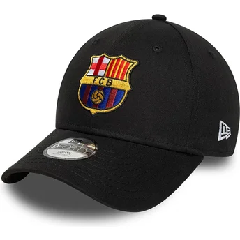 Cap izliekta black snapback bērniem 9FORTY ajustable no FC Barcelona LALIGA no New Era
