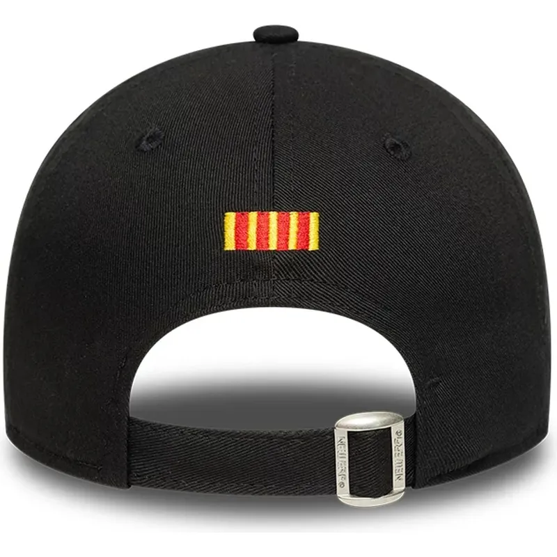 cap-izliekta-black-snapback-berniem-9forty-ajustable-no-fc-barcelona-laliga-no-new-era