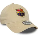 new-era-curved-brim-fc-barcelona-laliga-9twenty-cord-beige-adjustable-cap