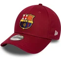 cap-izliekta-red-snapback-berniem-9forty-ajustable-no-fc-barcelona-laliga-no-new-era