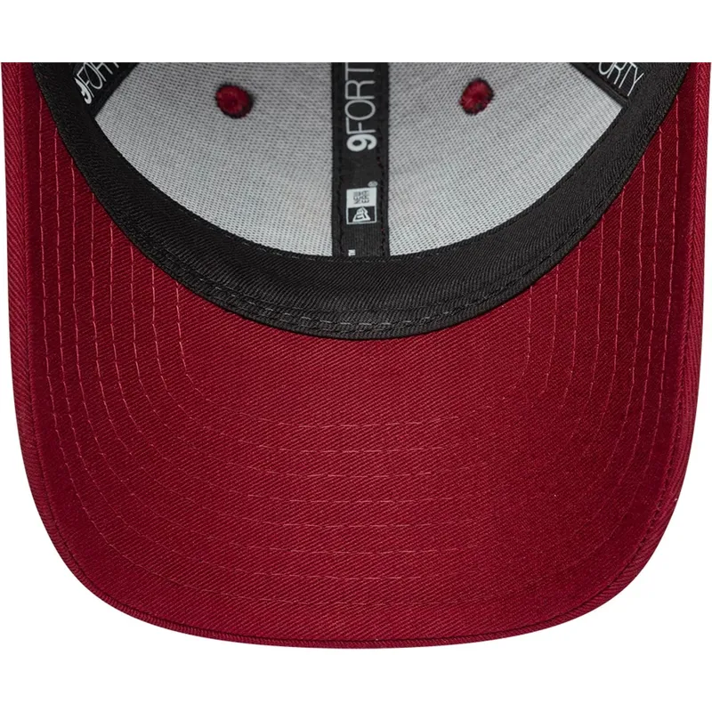 cap-izliekta-red-snapback-berniem-9forty-ajustable-no-fc-barcelona-laliga-no-new-era
