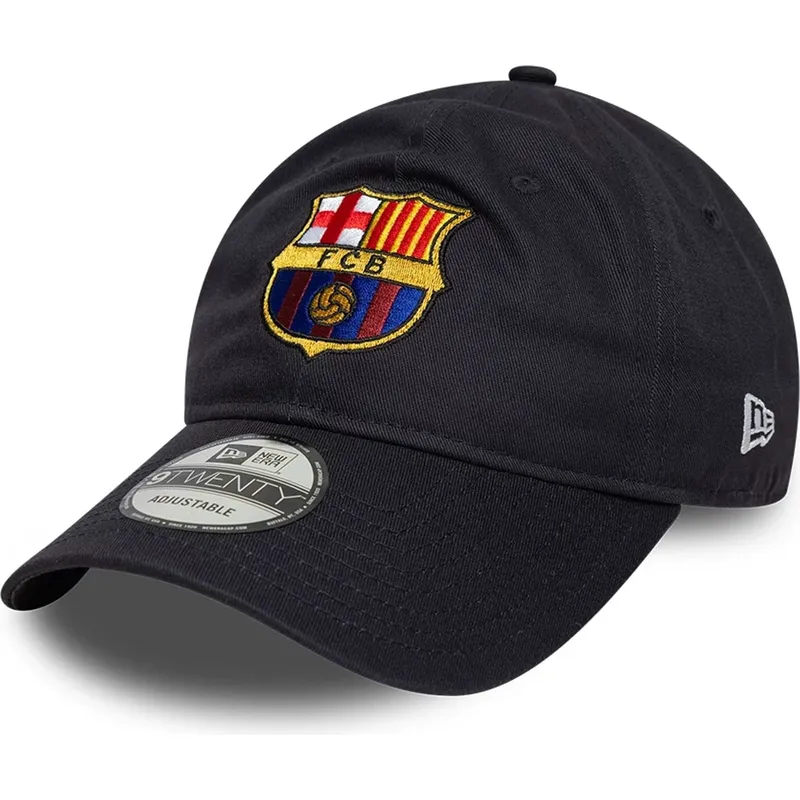 casquette-courbee-bleue-marine-ajustable-fc-barcelona-laliga-9twenty-core-new-era
