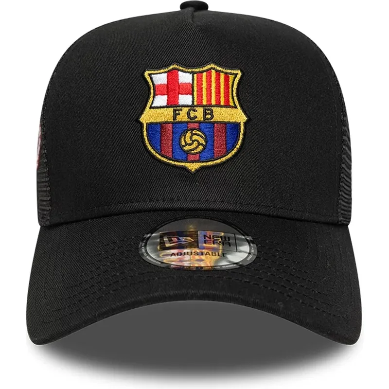 cap-izliekta-black-snapback-a-frame-trucker-no-fc-barcelona-laliga-no-new-era