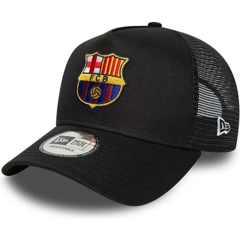 cap-izliekta-black-snapback-a-frame-trucker-no-fc-barcelona-laliga-no-new-era