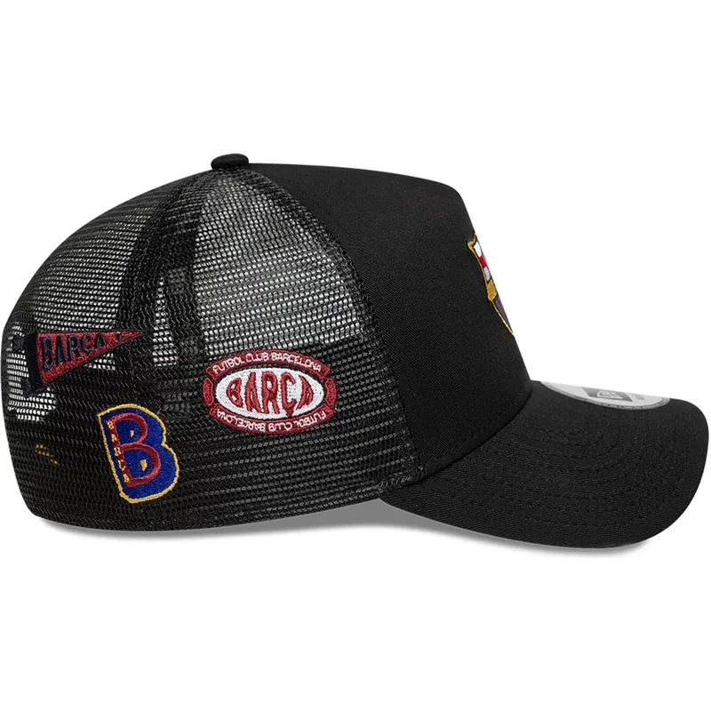 cap-izliekta-black-snapback-a-frame-trucker-no-fc-barcelona-laliga-no-new-era