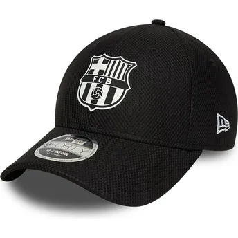 Gorra curva negra snapback de FC Barcelona LALIGA 9FORTY M-Crown Diamond Era de New Era