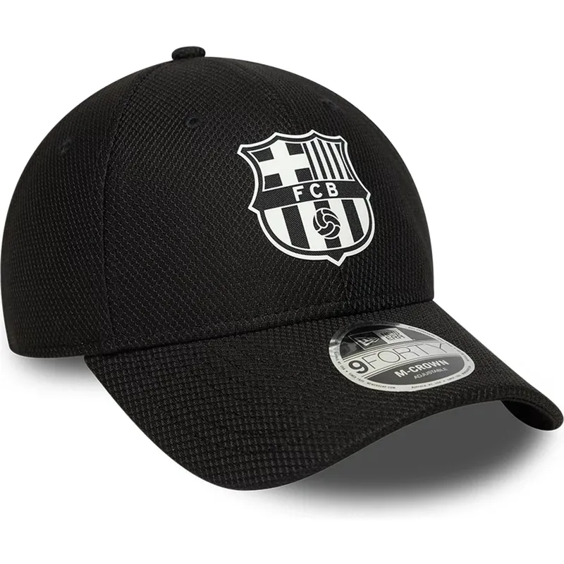 cap-izliekta-black-snapback-9forty-m-crown-no-fc-barcelona-laliga-no-new-era