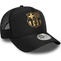 cepur-izliekta-melns-snapback-a-frame-trucker-no-fc-barcelona-laliga-no-new-era