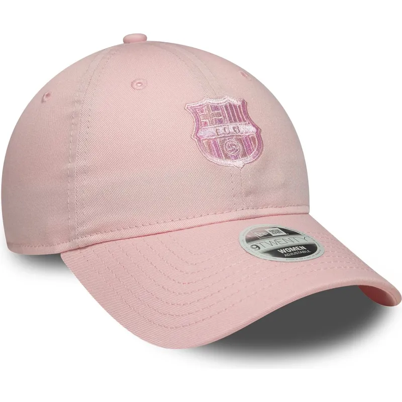 gorra-curva-rosa-ajustable-para-mujer-con-logo-rosa-de-fc-barcelona-laliga-9twenty-de-new-era