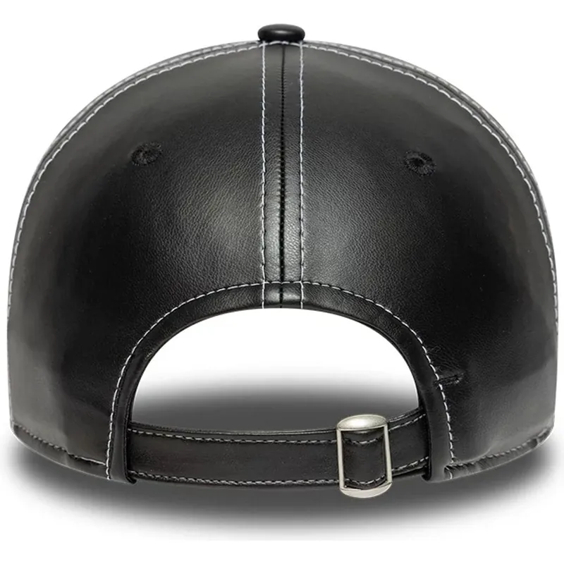 svart-bojd-justerbar-keps-for-dam-fran-fc-barcelona-laliga-9twenty-pu-leather-av-new-era