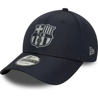 Cepur izliekta tumši zils snapback 9FORTY ajustable no FC Barcelona LALIGA no New Era