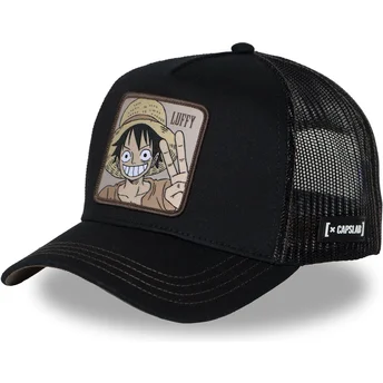 Cepur izliekta truckeris melns snapback OP2 WAN3 Monkey D. Luffy One Piece no Capslab