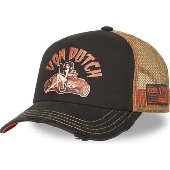 Cepur izliekta truckeris melns snapback CREW31 no Von Dutch