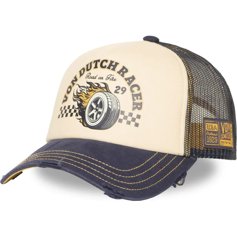 von-dutch-crew32-beige-und-marineblaue-trucker-kappe