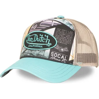 Casquette trucker multicolore SUBL13 Von Dutch