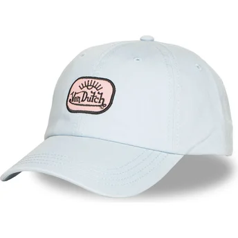 Casquette courbée bleue claire ajustable LOG11 Von Dutch
