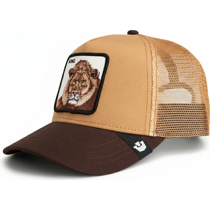 cepur-izliekta-soferis-bruns-snapback-leon-king-mane-man-the-farm-the-farm-no-goorin-bros