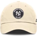cap-izliekta-beige-adjustable-strap-club-unstructured-organic-cotton-no-new-york-yankees-mlb-no-nike
