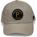 casquette-courbee-beige-ajustable-club-unstructured-organic-cotton-pittsburgh-pirates-mlb-nike