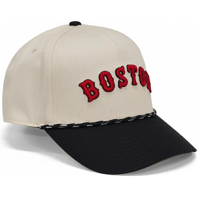 cap-izliekta-beige-snapback-rise-structured-no-boston-red-sox-mlb-no-nike