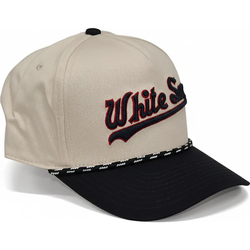 cap-izliekta-beige-snapback-rise-structured-no-chicago-white-sox-mlb-no-nike